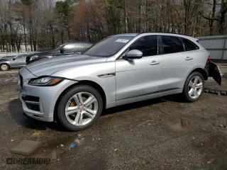 2017 Jaguar F-PACE 35t R-Sport with VIN SADCL2BV1HA060887, listed as a Copart auction lot 45260875 with 111,718 mi miles and Salvage Title. Bid and sale history available at carsss.com. Image 1.