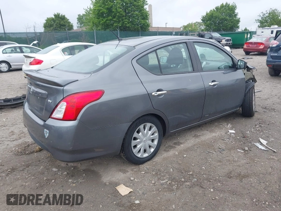 2017 Nissan Versa SV with VIN 3N1CN7AP6HL861008, listed as a IAAI auction lot 42241273 with 101,492 mi miles and . Bid and sale history available at DreamBid. Image 4.