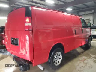 2013 Chevrolet Express Cargo Van with VIN 1GCSGAFX1D1182919, listed as a Copart auction lot 81385094 with 100,338 mi miles and Salvage Title. Bid and sale history available at carsss.com. Image 3.