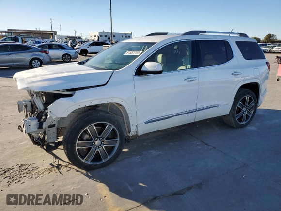 2019 GMC Acadia Denali with VIN 1GKKNPLS3KZ178620, listed as a Copart auction lot 81552774 with 45,796 mi miles and Salvage Title. Bid and sale history available at carsss.com. Image 1.