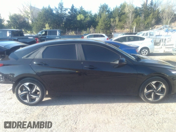 2023 Hyundai Elantra SEL with VIN KMHLS4AG1PU424103, listed as a IAAI auction lot 39127549 with 9,355 mi miles and . Bid and sale history available at DreamBid. Image 13.