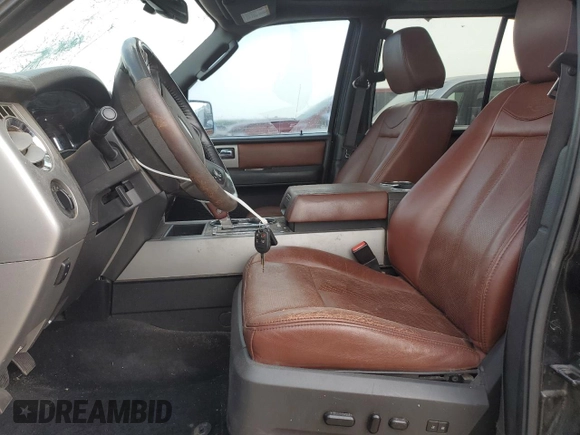 2012 Ford Expedition Max King Ranch with VIN 1FMJK1J52CEF66758, listed as a Copart auction lot 51311625 with 282,723 mi miles and Clean title. Bid and sale history available at DreamBid. Image 7.