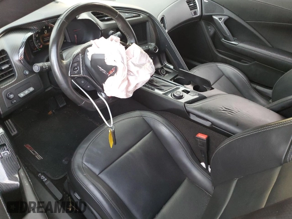 2019 Chevrolet Corvette Z06 2LZ with VIN 1G1YS2D69K5600067, listed as a Copart auction lot 86349484 with 58,295 mi miles and Salvage Title. Bid and sale history available at carsss.com. Image 8.