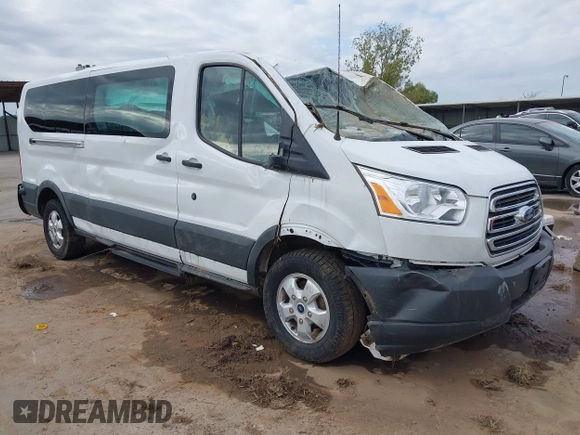 2018 Ford Transit Passenger XL с VIN 1FBZX2YG5JKB15655, выставлен на аукционе IAAI как лот 41227727 с пробегом 107 291 миль миль и . История ставок и продаж доступна на DreamBid. Изображение 1.