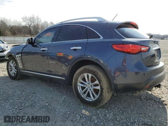 2010 Infiniti FX z VIN JN8AS1MW5AM854595, wystawiony jako Copart lot #43969035 z przebiegiem Nie podano mil oraz Szkoda całkowita • Salvage title. Historia ofert i sprzedaży dostępna na DreamBid. Obrazek 2.