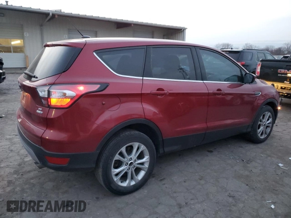 2017 Ford Escape SE with VIN 1FMCU9GD1HUC77223, listed as a Copart auction lot 89197455 with 80,566 mi miles and Non Repairable. Bid and sale history available at DreamBid. Image 3.