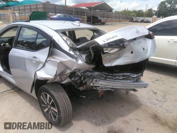 2022 Nissan Versa SV with VIN 3N1CN8EV2NL821003, listed as a IAAI auction lot 42468533 with 32,460 mi miles and . Bid and sale history available at DreamBid. Image 6.