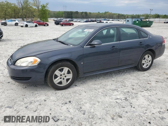 2009 Chevrolet Impala LS with VIN 2G1WB57K191131926, listed as a Copart auction lot 52684875 with 294,965 mi miles and Salvage Title. Bid and sale history available at DreamBid. Image 1.