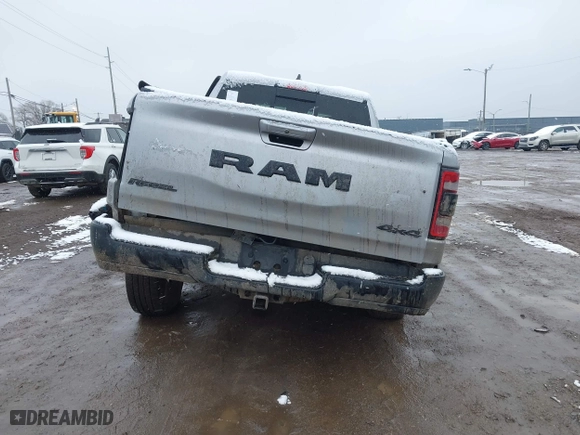 2019 Ram 1500 Rebel with VIN 1C6RRFEG1KN822602, listed as a IAAI auction lot 41156572 with 74,016 mi miles. Bid and sale history available at carsss.com. Image 16.