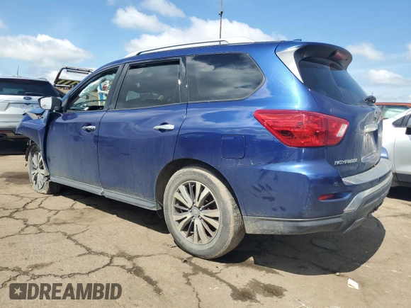2019 Nissan Pathfinder SV with VIN 5N1DR2MM9KC583763, listed as a Copart auction lot 55849795 with 68,009 mi miles and Clean title. Bid and sale history available at DreamBid. Image 2.
