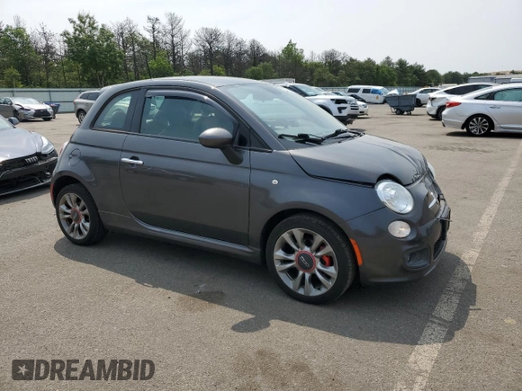 2015 FIAT 500 Sport z VIN 3C3CFFBR1FT690450, wystawiony jako Copart lot #60323805 z przebiegiem 75 367 mil mil oraz Szkoda całkowita • Salvage title. Historia ofert i sprzedaży dostępna na DreamBid. Obrazek 4.