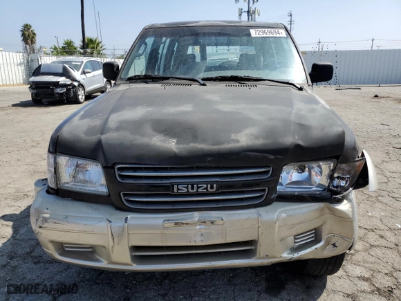 1999 Isuzu Trooper S with VIN JACDJ58X4X7926429, listed as a Copart auction lot 72969694 with 160,843 mi miles and Salvage Title. Bid and sale history available at carsss.com. Image 5.