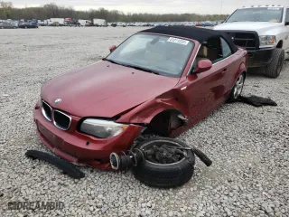 2013 BMW 1 Series 128i with VIN WBAUN1C58DVH78166, listed as a Copart auction lot 59438743 with 0 mi miles and Salvage Title. Bid and sale history available at carsss.com. Image 2.