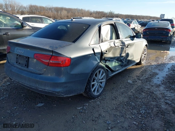 2016 Audi A4 Premium with VIN WAUBFAFL6GN016115, listed as a IAAI auction lot 41451787 with 93,785 mi miles. Bid and sale history available at carsss.com. Image 4.