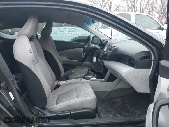 2011 Honda CR-Z with VIN JHMZF1C47BS010539, listed as a IAAI auction lot 41527070 with 166,212 mi miles. Bid and sale history available at carsss.com. Image 5.