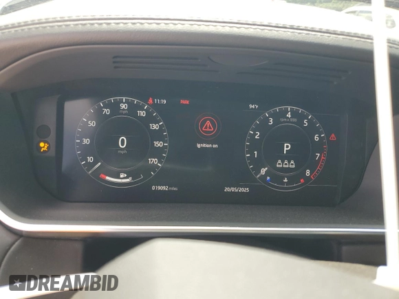 2019 Land Rover Range Rover Sport Dynamic z VIN SALWR2REXKA816956, wystawiony jako Copart lot #57576285 z przebiegiem 19 092 mil mil oraz Szkoda całkowita • Salvage title. Historia ofert i sprzedaży dostępna na DreamBid. Obrazek 9.