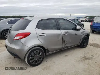 2012 Mazda 2 Sport with VIN JM1DE1KY1C0140803, listed as a Copart auction lot 83420714 with 153,730 mi miles and Salvage Title. Bid and sale history available at DreamBid. Image 3.