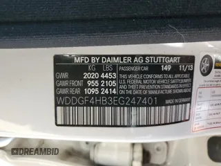2014 Mercedes-Benz C 250 Sport with VIN WDDGF4HB3EG247401, listed as a Copart auction lot 62551635 with 118,342 mi miles and Salvage title. Bid and sale history available at DreamBid. Image 13.