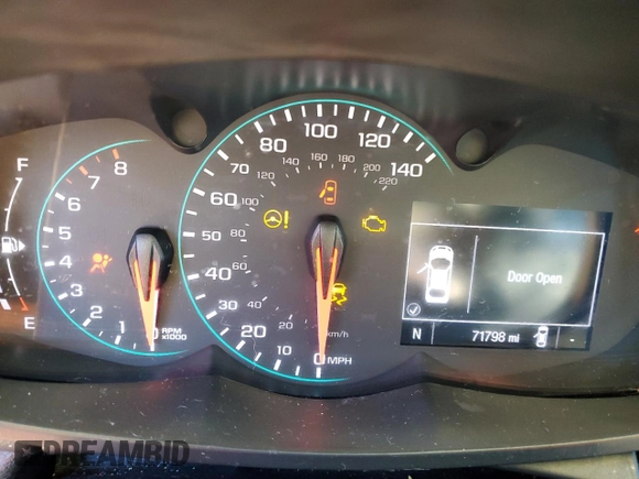 2019 Chevrolet Trax LS with VIN 3GNCJKSBXKL185949, listed as a Copart auction lot 69611712 with 71,798 mi miles and Salvage Title. Bid and sale history available at carsss.com. Image 9.