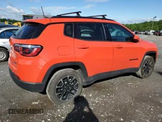 2020 Jeep Compass Sport с VIN 3C4NJDAB7LT167585, выставлен на аукционе Copart как лот 58134285 с пробегом 72 974 миль миль и Списание • Salvage title. История ставок и продаж доступна на DreamBid. Изображение 3.