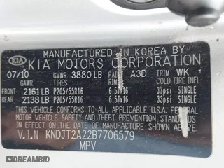 2011 Kia Soul + with VIN KNDJT2A22B7706579, listed as a IAAI auction lot 41921442 with 162,383 mi miles. Bid and sale history available at carsss.com. Image 9.