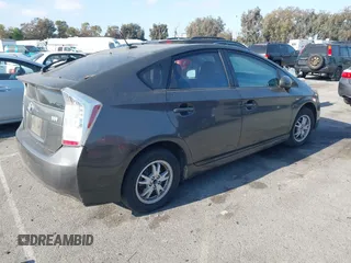 2010 Toyota Prius II with VIN JTDKN3DUXA1030143, listed as a IAAI auction lot 42051992 with 209,583 mi miles. Bid and sale history available at carsss.com. Image 4.