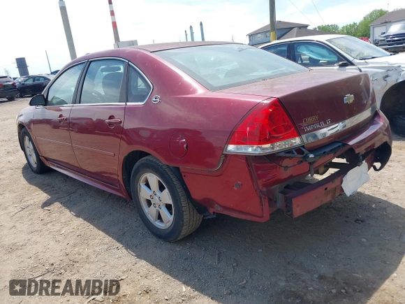 2009 Chevrolet Impala LT with VIN 2G1WT57N691159549, listed as a IAAI auction lot 42203935 with 190,025 mi miles and . Bid and sale history available at DreamBid. Image 3.