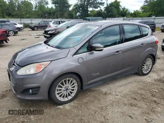 2013 Ford C-Max Energi SEL with VIN 1FADP5CU7DL557250, listed as a Copart auction lot 59852894 with 121,428 mi miles and Salvage Title. Bid and sale history available at carsss.com. Image 1.