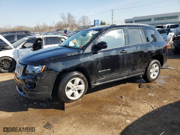 2017 Jeep Compass High Altitude with VIN 1C4NJCEA3HD156334, listed as a Copart auction lot 48219475 with 51,927 mi miles and Salvage Title. Bid and sale history available at carsss.com. Image 1.