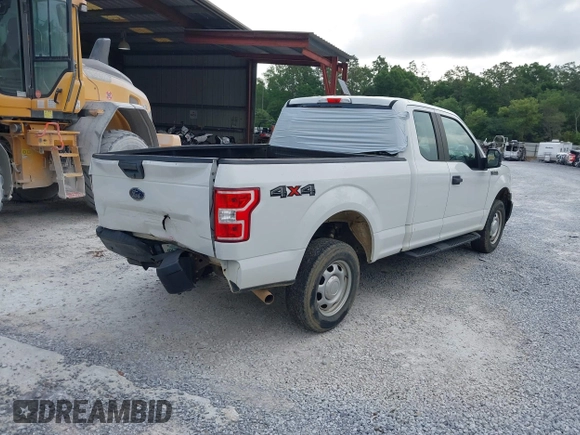 2018 Ford F-150 XL with VIN 1FTFX1E54JFC65910, listed as a IAAI auction lot 41994441 with 36,158 mi miles and . Bid and sale history available at DreamBid. Image 4.