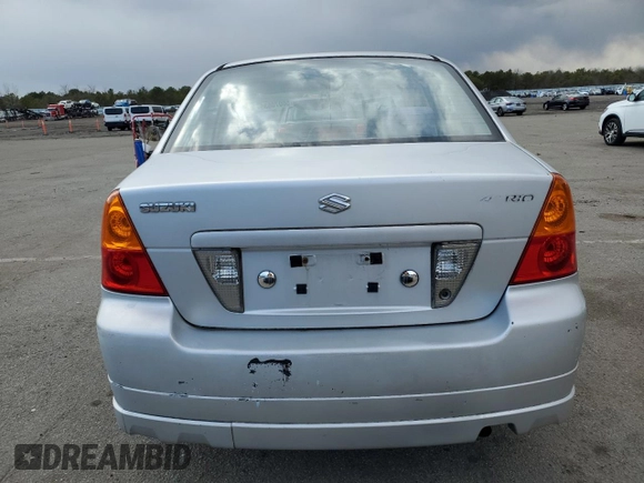 2002 Suzuki Aerio S z VIN JS2RA41S925107118, wystawiony jako Copart lot #50070535 z przebiegiem 128 111 mil mil oraz Szkoda całkowita • Salvage title. Historia ofert i sprzedaży dostępna na DreamBid. Obrazek 6.