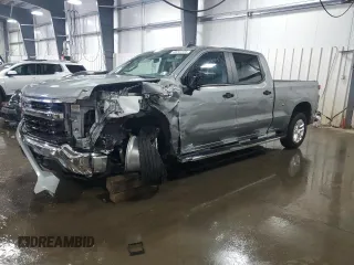 2023 Chevrolet Silverado 1500 LT with VIN 1GCUDDED5PZ153956, listed as a Copart auction lot 48244105 with 14,159 mi miles and Salvage Title. Bid and sale history available at carsss.com. Image 1.