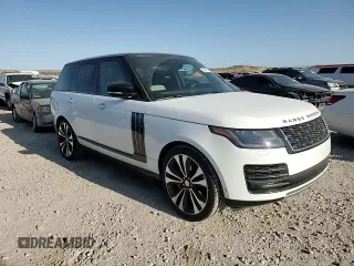2020 Land Rover Range Rover SV Autobiography Dynamic with VIN SALGW2RE5LA575063, listed as a Copart auction lot 60424275 with 81,501 mi miles and Salvage title. Bid and sale history available at DreamBid. Image 14.