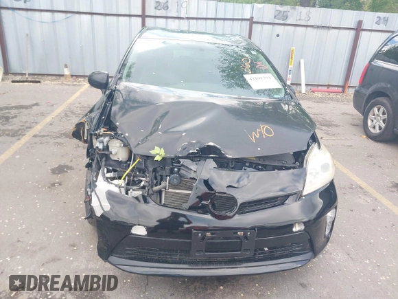 2013 Toyota Prius One with VIN JTDKN3DU4D5586557, listed as a IAAI auction lot 42191791 with Not Provided miles and . Bid and sale history available at carsss.com. Image 12.