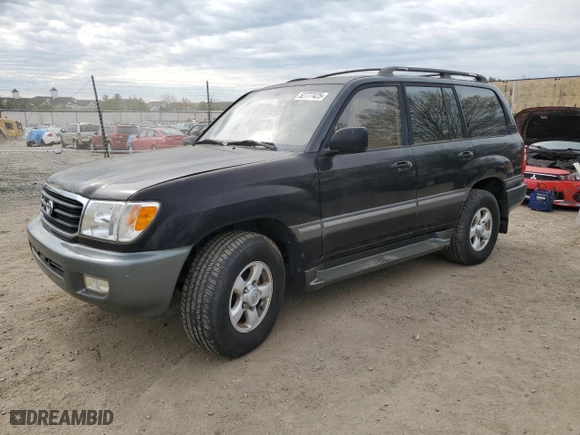 2000 Toyota Land Cruiser with VIN JT3HT05J0Y0085904, listed as a Copart auction lot 52777425 with 400,095 mi miles and Clean Title. Bid and sale history available at carsss.com. Image 1.