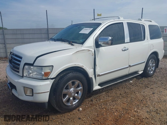 2004 Infiniti QX56 with VIN 5N3AA08C54N808162, listed as a IAAI auction lot 42040379 with 248,209 mi miles and . Bid and sale history available at DreamBid. Image 2.