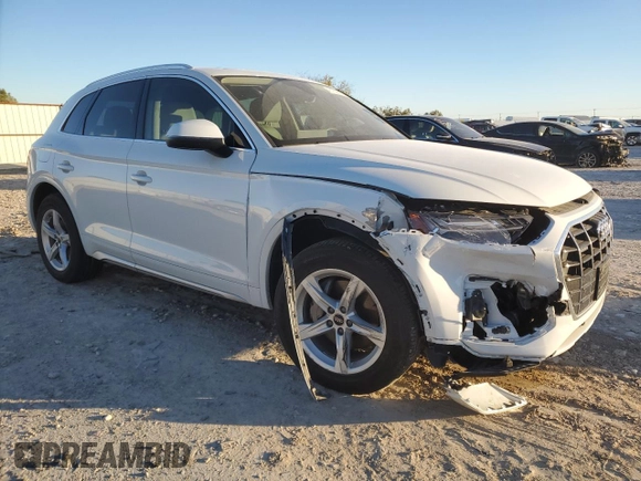 2022 Audi Q5 Premium with VIN WA1ABAFY4N2125090, listed as a Copart auction lot 81698654 with 20,388 mi miles and Salvage title. Bid and sale history available at DreamBid. Image 4.