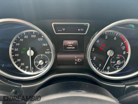 2016 Mercedes-Benz GL with VIN 4JGDF6EE1GA625384, listed as a Copart auction lot 77045634 with 104,938 mi miles and Salvage Title. Bid and sale history available at carsss.com. Image 8.