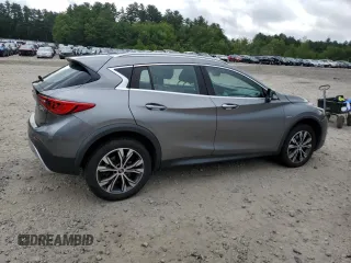 2017 Infiniti QX30 Luxury with VIN SJKCH5CR1HA026123, listed as a Copart auction lot 64003094 with 93,651 mi miles and Salvage title. Bid and sale history available at DreamBid. Image 3.