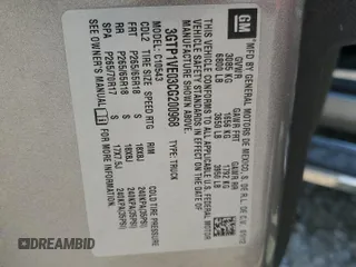 2012 GMC Sierra 1500 SLE with VIN 3GTP1VE03CG200968, listed as a Copart auction lot 59004735 with 146,777 mi miles and Salvage title. Bid and sale history available at DreamBid. Image 12.
