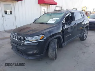 2024 Jeep Compass Sport with VIN 3C4NJDAN2RT168677, listed as a IAAI auction lot 41730940 with 8,472 mi miles and . Bid and sale history available at DreamBid. Image 2.