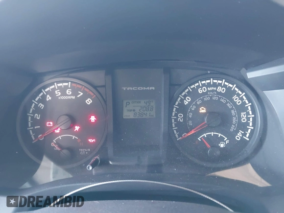 2017 Toyota Tacoma SR5 with VIN 3TMCZ5AN5HM060147, listed as a IAAI auction lot 41159315 with 83,841 mi miles and . Bid and sale history available at DreamBid. Image 7.
