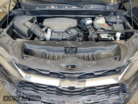2019 Chevrolet Blazer RS with VIN 3GNKBJRS7KS679698, listed as a Copart auction lot 61201795 with 74,261 mi miles and Salvage title. Bid and sale history available at DreamBid. Image 12.