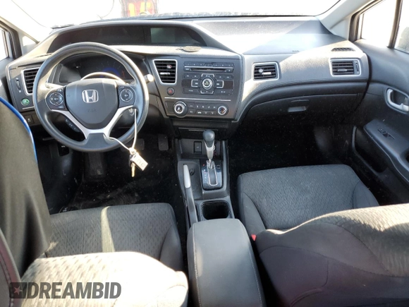 2015 Honda Civic Sedan LX with VIN 19XFB2F53FE006166, listed as a Copart auction lot 45543635 with 159,965 mi miles and Salvage Title. Bid and sale history available at carsss.com. Image 8.