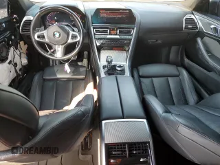 2020 BMW 8 Series 840i with VIN WBAGV2C07LCD40868, listed as a Copart auction lot 43080364 with 51,234 mi miles. Bid and sale history available at carsss.com. Image 8.
