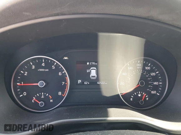 2022 Kia Sportage LX with VIN KNDPMCAC1N7022956, listed as a Copart auction lot 50293135 with 42,522 mi miles and Salvage Title. Bid and sale history available at carsss.com. Image 9.