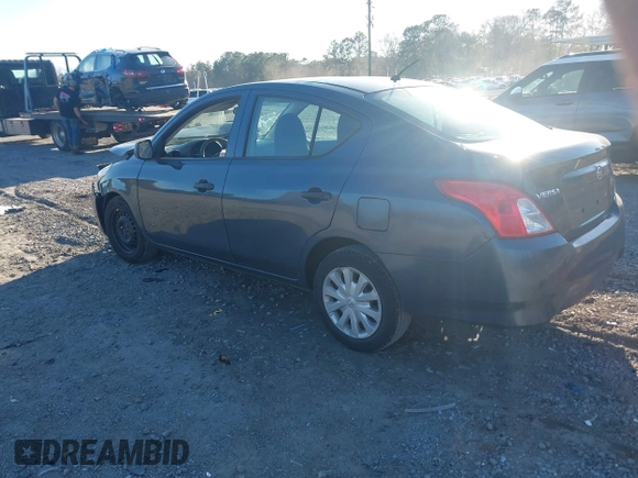 2015 Nissan Versa SV with VIN 3N1CN7AP9FL955591, listed as a IAAI auction lot 41492218 with 74,796 mi miles. Bid and sale history available at carsss.com. Image 3.