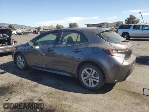 2022 Toyota Corolla Hatchback SE with VIN JTND4MBEXN3181602, listed as a Copart auction lot 74293524 with 41,025 mi miles and Salvage Title. Bid and sale history available at carsss.com. Image 2.