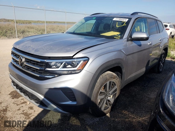 2022 Volkswagen Atlas SE with VIN 1V2DP2CA4NC545197, listed as a Copart auction lot 77783324 with Not provided miles and Non repairable. Bid and sale history available at DreamBid. Image 1.