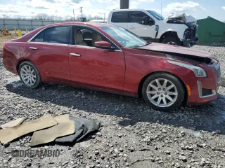 2014 Cadillac CTS Luxury RWD with VIN 1G6AR5SX4E0141455, listed as a Copart auction lot 48504305 with Not Provided miles and Salvage Title. Bid and sale history available at carsss.com. Image 4.